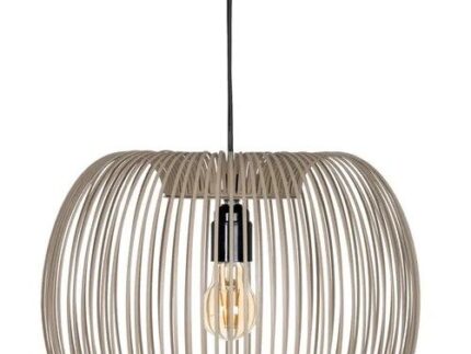 Lámpara techo Crema metal