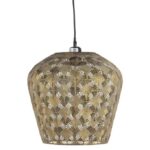 Lampara metal Oro-plata