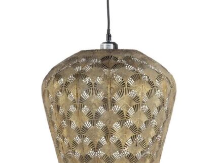 Lampara metal Oro-plata