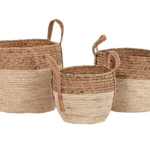 Cesto fibra natural G