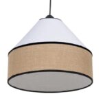 Lámpara techo tejido natural