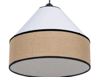 Lámpara techo tejido natural