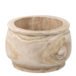 Florero madera Kiri 23x23x15cm