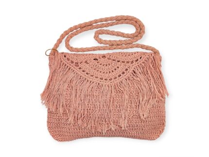 Bolso Crochet Rosa