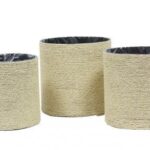 Cestas de tiras de Papel Beigecm