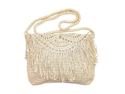 Bolso Crochet Beig