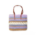 Shopper rafia Blue