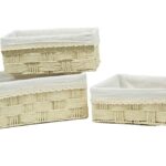 Cesta Tela Variada 32x24x12cm