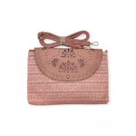 Cartera Troquelad Rosa