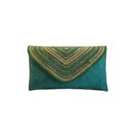 Cartera Princess Green Leaf Gold Ng