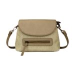 Bolso algodon Y Polipiel Vrd