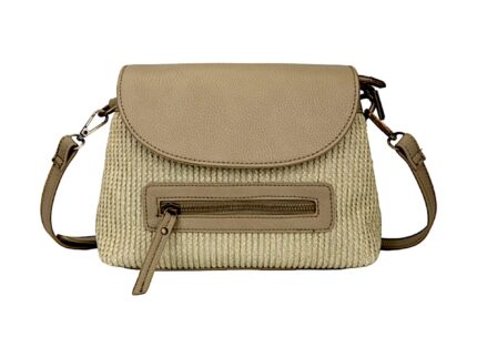 Bolso algodon Y Polipiel Vrd