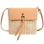Bolso rafia Apricot