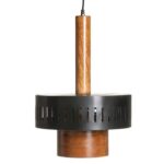 LÁMPARA  NATURAL-NEGRO