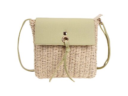 Bolso rafia Verde
