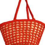 CAPAZO CROCHET NARANJA