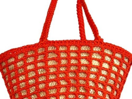 CAPAZO CROCHET NARANJA