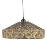 Lámpara techo Oro metal