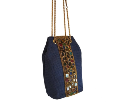 BOLSO BUHARA DARK BLUE