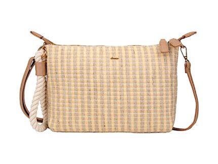 Cartera Jute Amarillo