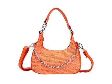 Bolso rafia Naranja