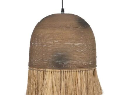 Lámpara techo metal-fibra