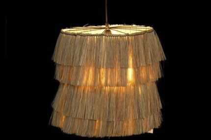 LAMPARA JUTE FLEJOS 50X50X55