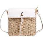 Bolso rafia Blanco