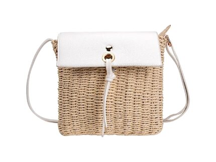 Bolso rafia Blanco