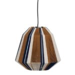 Lámpara techo Rayas cuerda de algodon