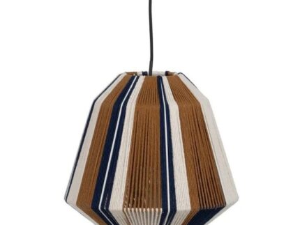 Lámpara techo Rayas cuerda de algodon