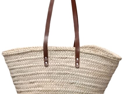 Capazo de Hoja de palmito con Cremallera