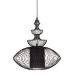 Lámpara techo Negro hierro