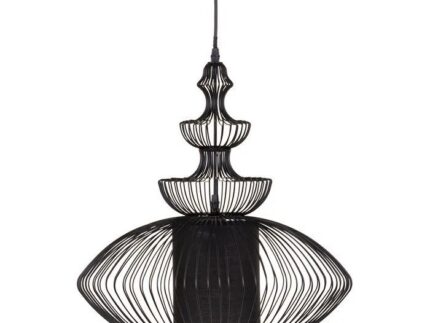 Lámpara techo Negro hierro