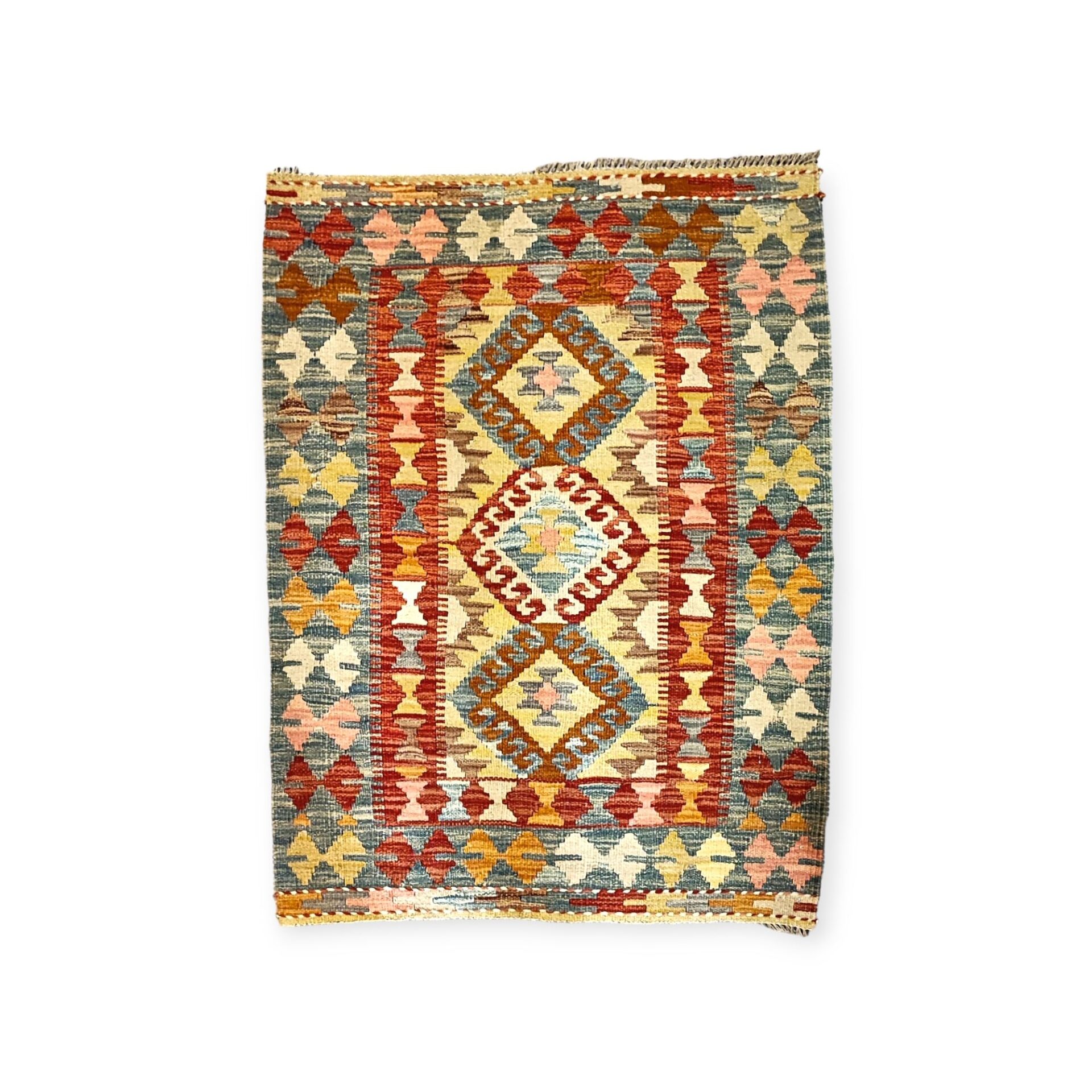 e8aa2f2c-c0a3-411e-8288-d7fd20eaa220.jpg Alfombra Kilim Maimana 0,86x1,13 M - Imagen 1
