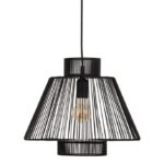 Lámpara techo Negro hierro