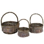 Cesta redonda Flejos M