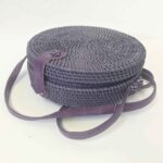 Bolso Rattan Violeta