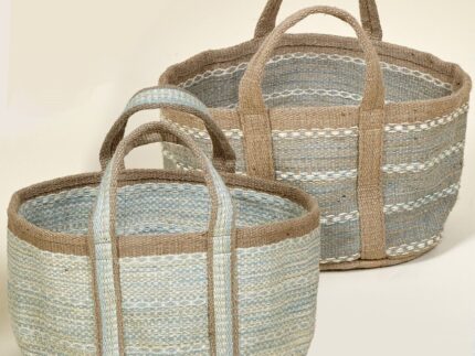 Cesta Cadaques Natural Blue