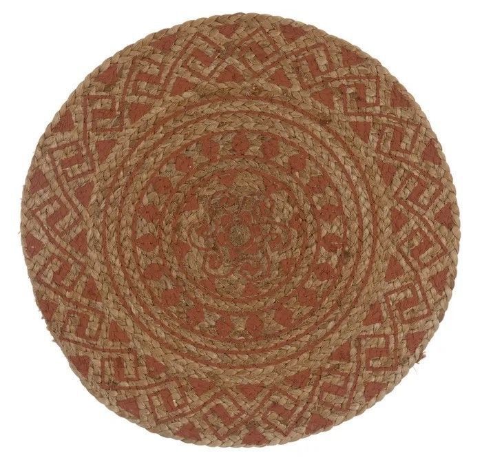 7342c330-77e0-4fb7-802b-6afc38c00c98.jpg Salvamantel 38cm impreso Terracota - Imagen 1