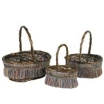 Cesta Marron Flejos M