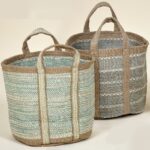 Cesta yute Azul