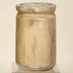Jarron Kale Cilindro madera