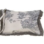 Pochette Toile de Jouy Gris