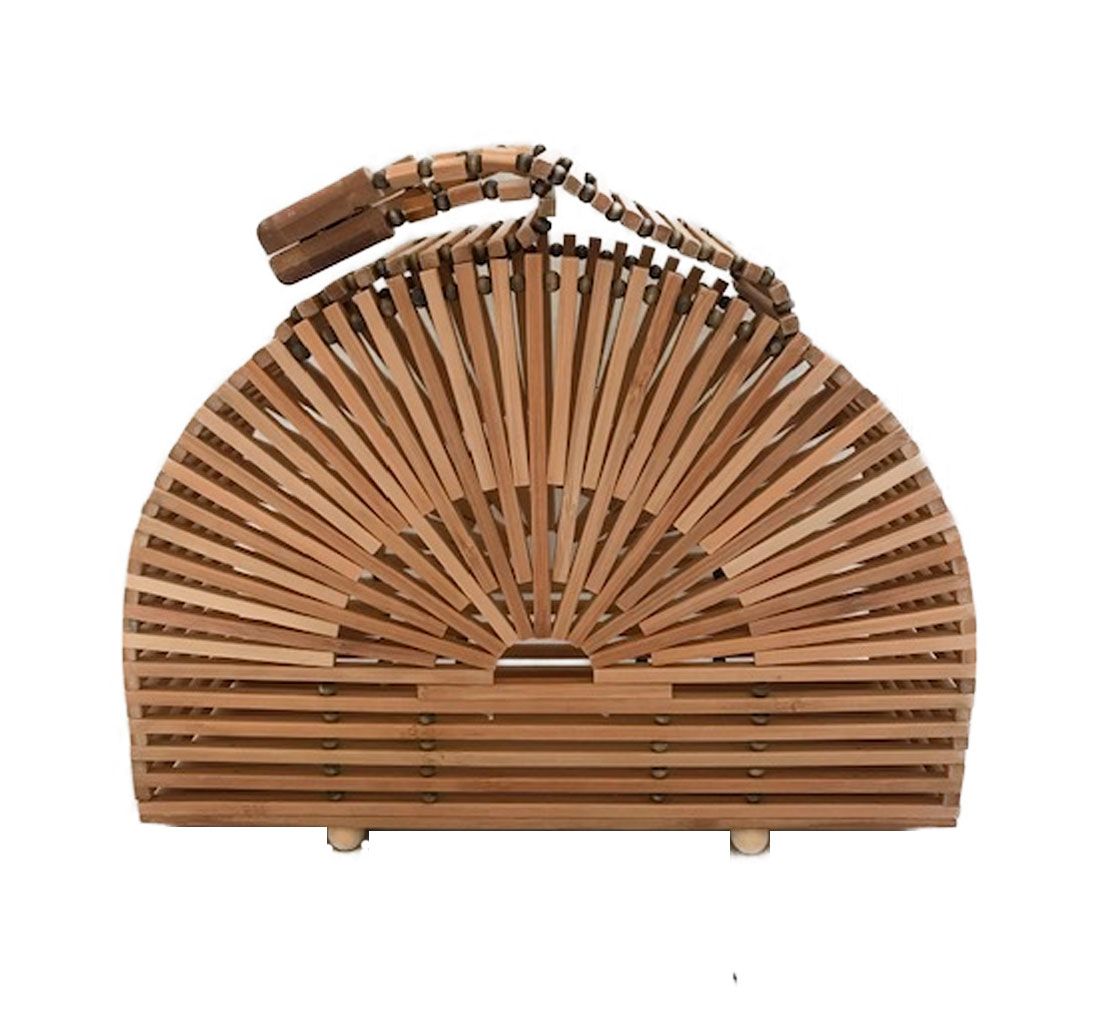 Bolso bambu Semicrcl