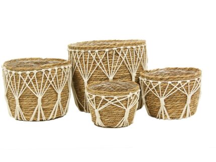 Macetero seagrass Macrame