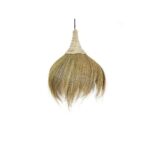 Lampara colgante rayung natural 50x50x23cm