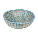 Bandeja fibras naturales Azul Ø33