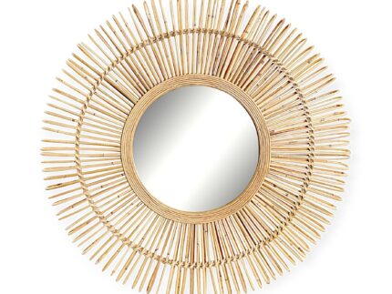Espejo rattan