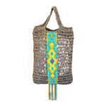 Bolso jute Nupur C/cuentas 33 Cm
